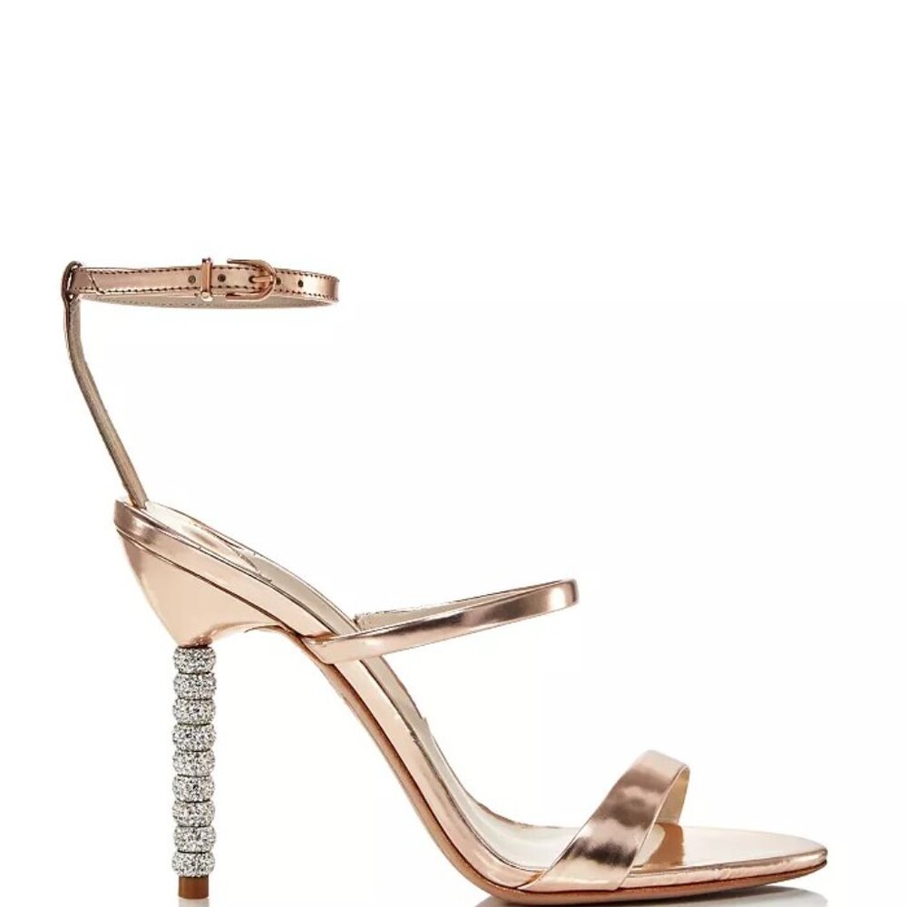 Sophia Webster Rosalind Crystal 100 High-Heel Sandals Sz:39.5